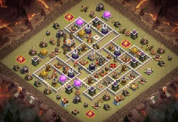 #0411 PRO War Base Layout for TH11, Diseño Competitivo Ayuntamiento 11
