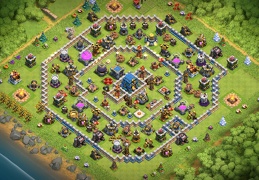 #0556 Diseño Donut Ayunntamiento 12, TH12 Farming Base Layout