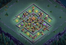 #0575 BH9 Base Layout Pushing Trophies, Diseño Taller del Constructor 9