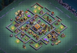 #0641 Diseño Para BH9 Base Layout for Builder Hall 9