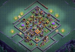 #0645 BH9 Base Layout, COC, Diseño Taller del Constructor Nivel 9
