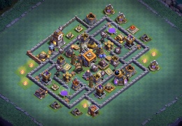 #0766 Closed Base Layout for BH9, Diseño Cerrado Taller Nivel 9