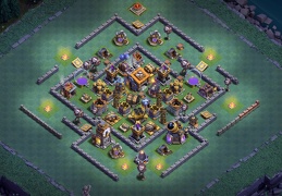#0767 Trophy Base Layout for BH9, Diseño Taller Nivel 9