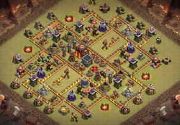 #1116 Trophy & War Base Layout TH10, Subida de Copas y Guerra