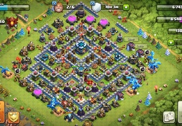 #1200 Trophy Base Layout TH13, Subida de Copas Ayuntamiento 13
