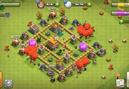 #1240 Farming and Trophies Base Layout TH5, Diseño Para Ayuntamiento 5