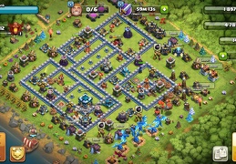 #1246 Island Base Layout for Pushing Trophies TH13, Subida de Copas