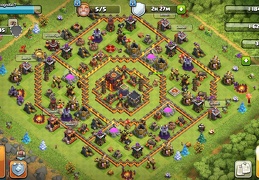#1270 Farming Base Layout for TH10, Proteger Elixir Oscuro y Farming
