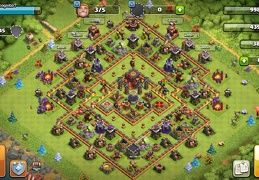 #1287 Farming and Pushing Base Layout Protect Dark Elixir, Proteger Elixir Oscuro Kill Zone