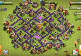 #1420 Hybrid Base Layout for TH7, Diseño Htbrido para Ayuntamiento 7
